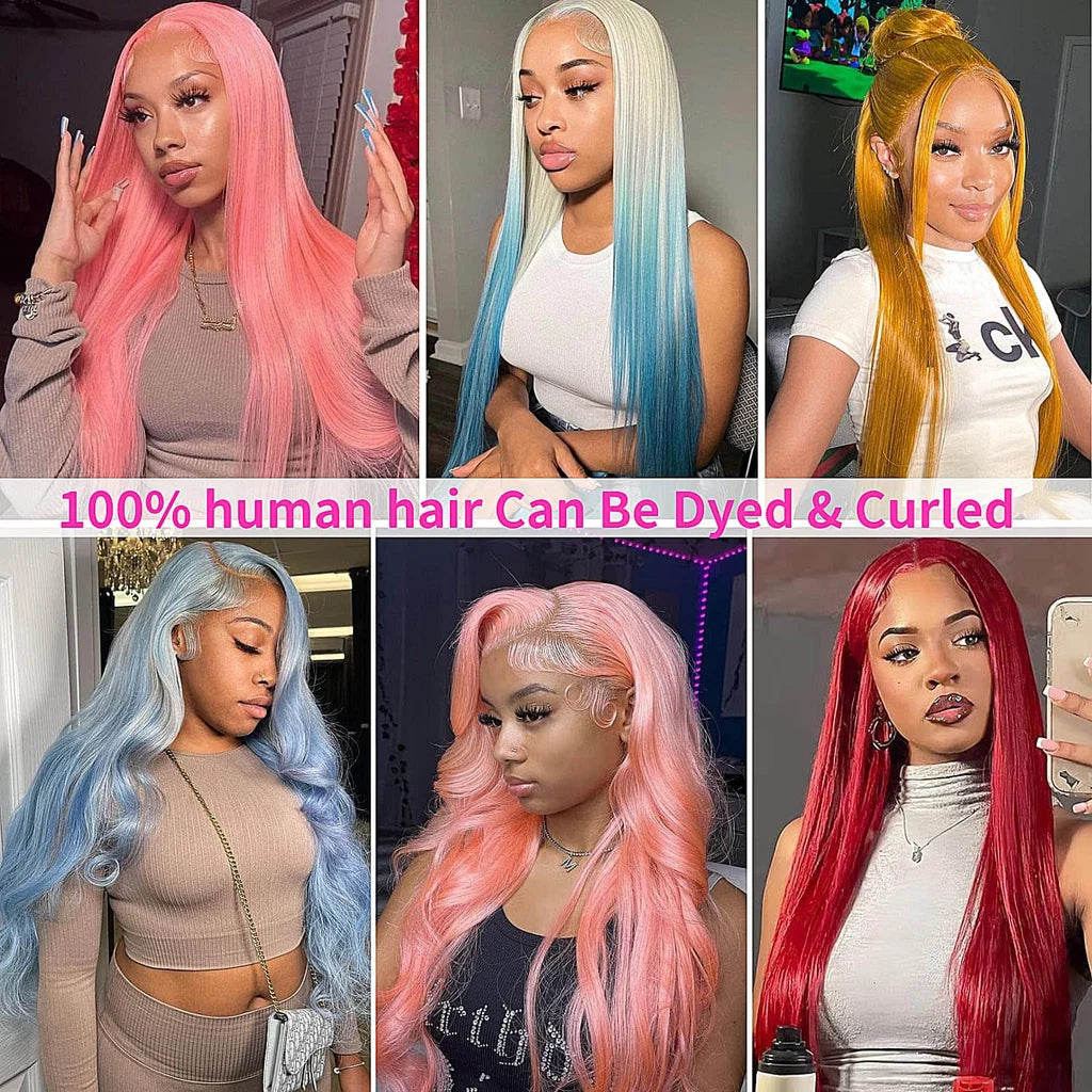Straight Human Hair Wig – 5x5 Lace Closure