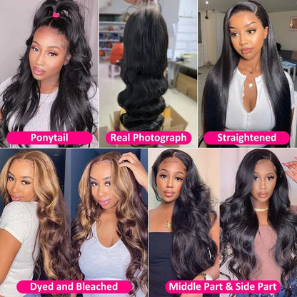 Body Wave Human Hair Wig – 13x4 Lace Frontal