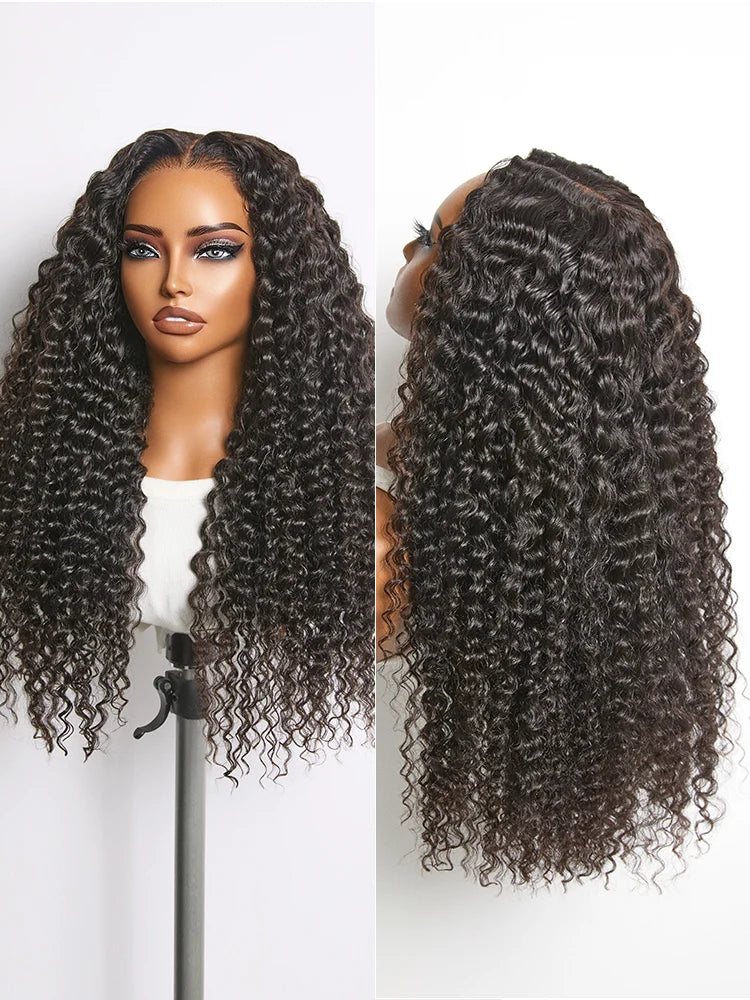 Deep Wave Human Hair Wig – 13x4 Lace Frontal