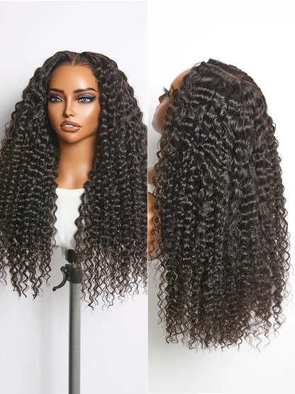 Deep Wave Human Hair Wig – 13x4 Lace Frontal