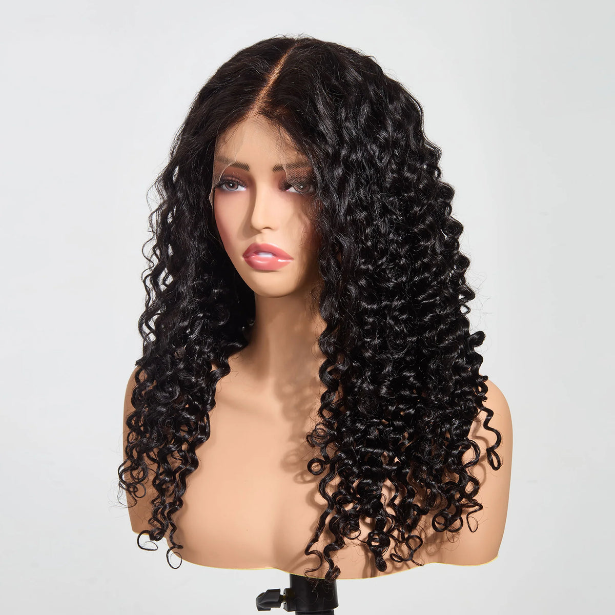 Deep Wave Human Hair Wig – 5x5 Lace Closure