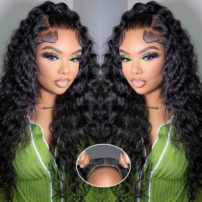 Water Wave Human Hair Wig – 5x5 Lace Closure
