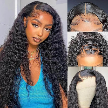 Water Wave Human Hair Wig – 5x5 Lace Closure