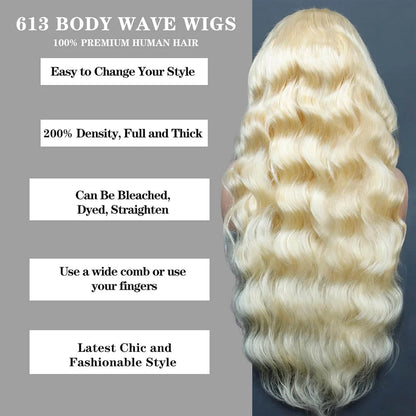 Body Wave Human Hair Wig – 13x4 Lace Frontal