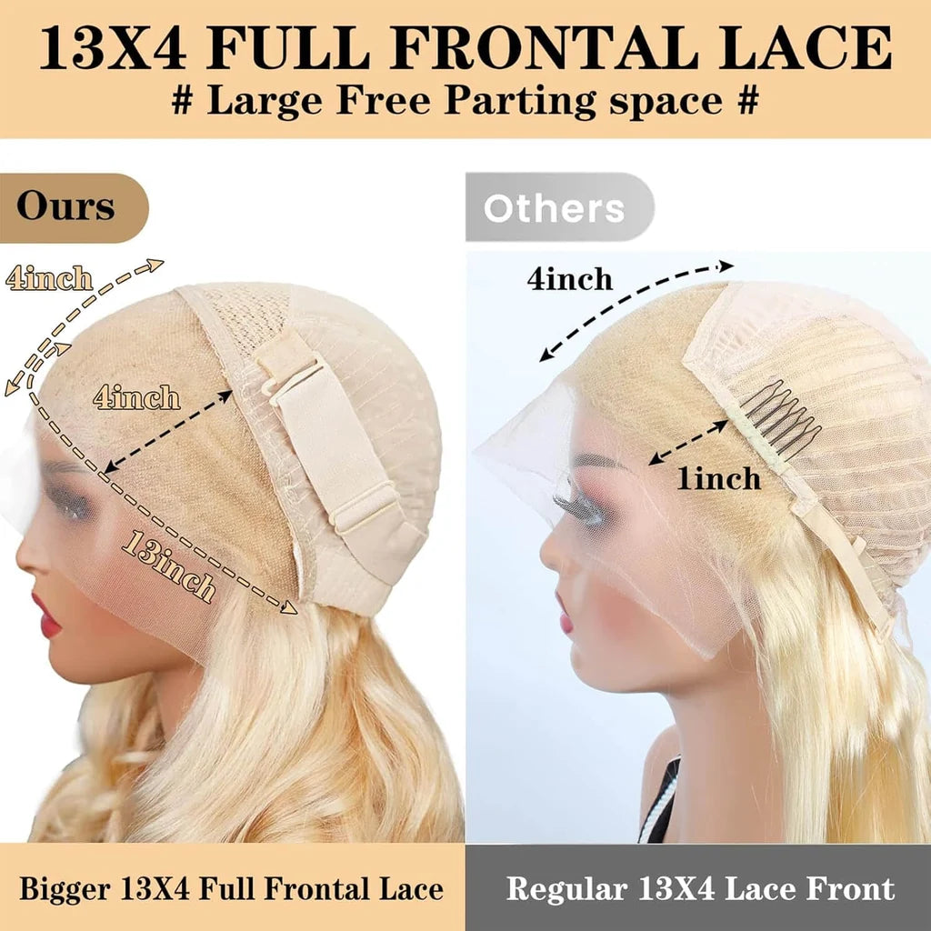Body Wave Human Hair Wig – 13x4 Lace Frontal