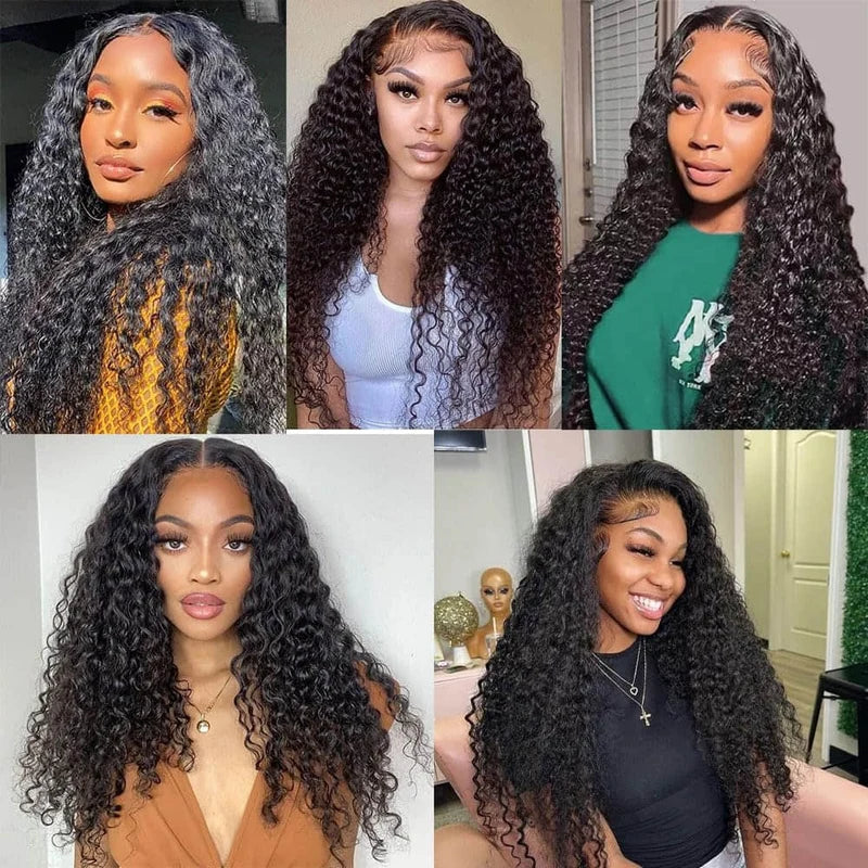 Water Wave Human Hair Wig – 5x5 Lace Closure
