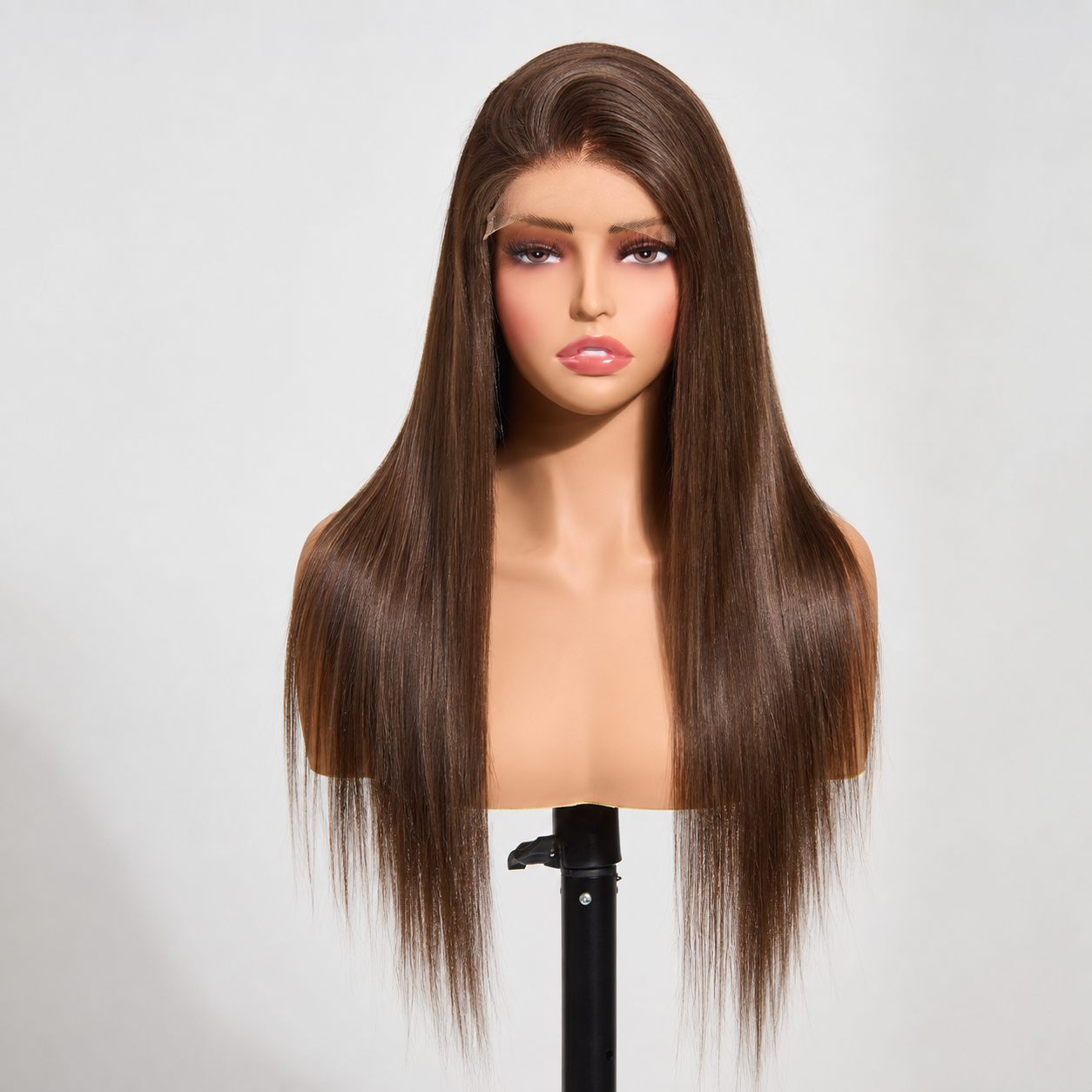 Straight Human Hair Wig – 5x5 Lace Closure