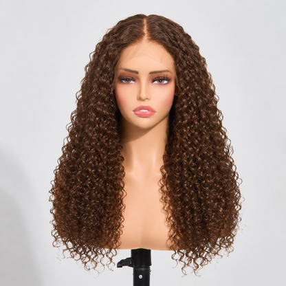 Water Wave Human Hair Wig – 13x4 Lace Frontal