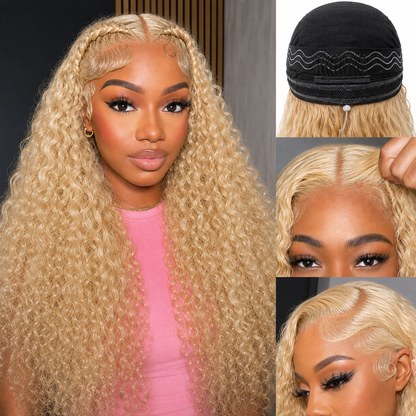 Deep Wave Human Hair Wig – 5x5 Lace Closure