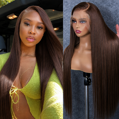Straight Human Hair Wig – 13x4 Lace Frontal