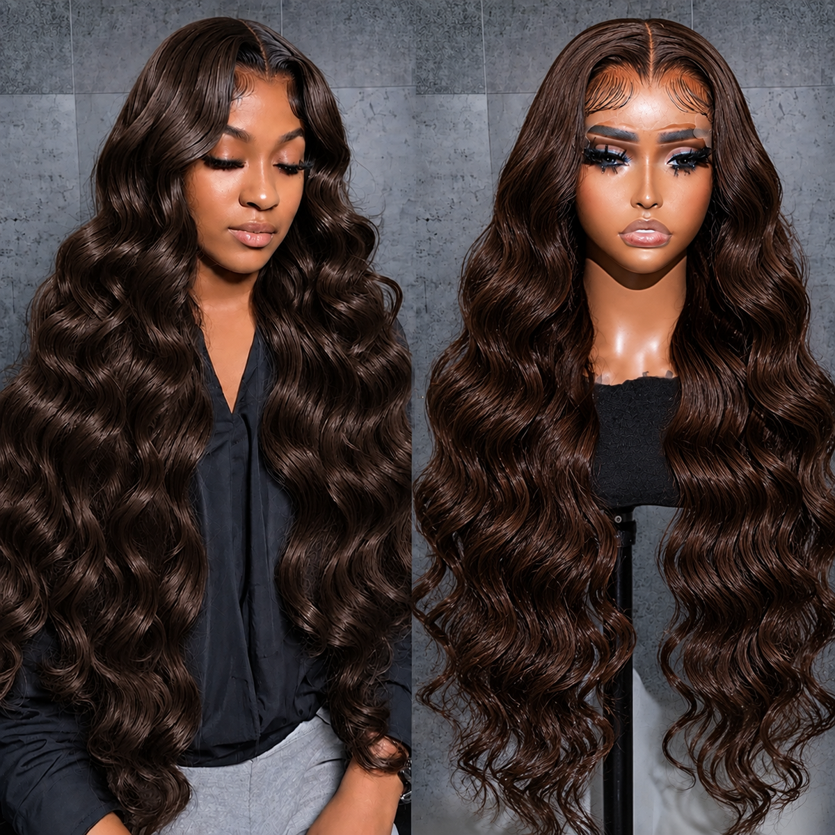 Body Wave Human Hair Wig – 13x4 Lace Frontal